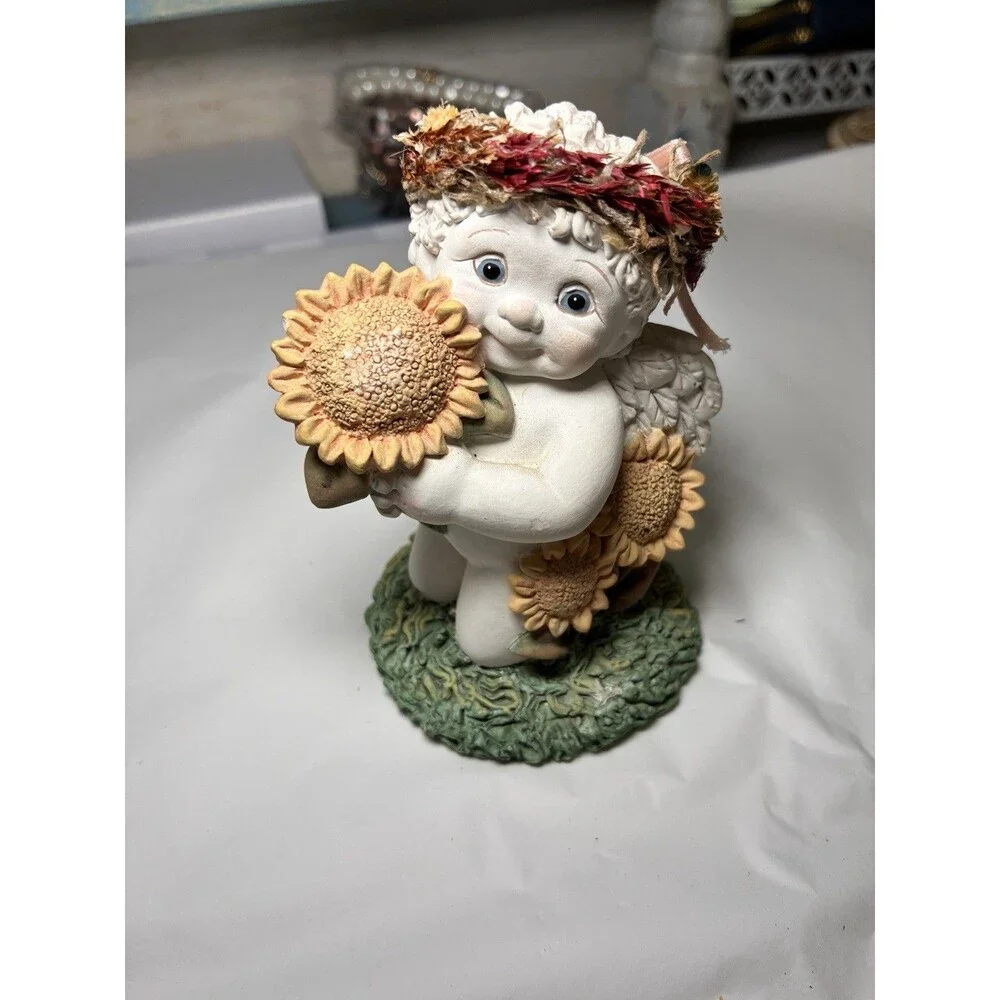 Dreamsicles Sunflower Days Angel Figurine Hand Painted Kristin 2003